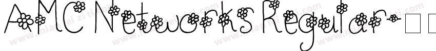 AMC Networks Regular字体转换